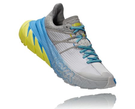 Hoka Tennine All Terrain Moški Trail Tekaški Čevlji Siva / Modra SI-604583E